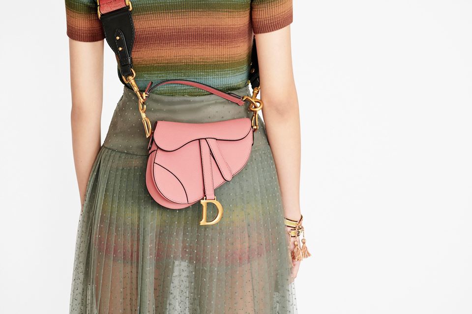 Túi Dior Saddle mini Bag lấy cảm hứng từ yên ngựa (Ảnh: Dior)
