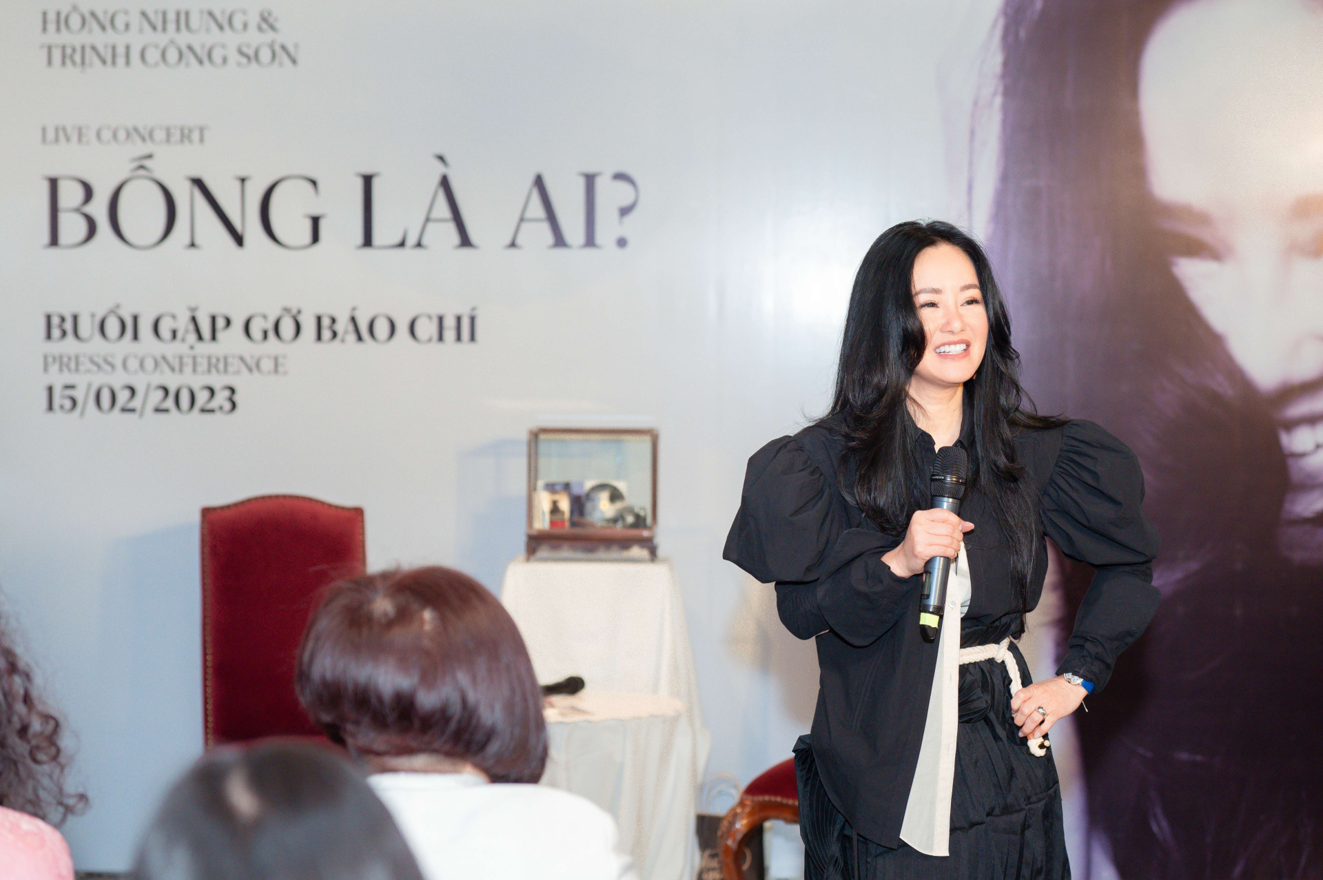 Diva Hồng Nhung chia sẻ trong buổi họp báo Live Concer 