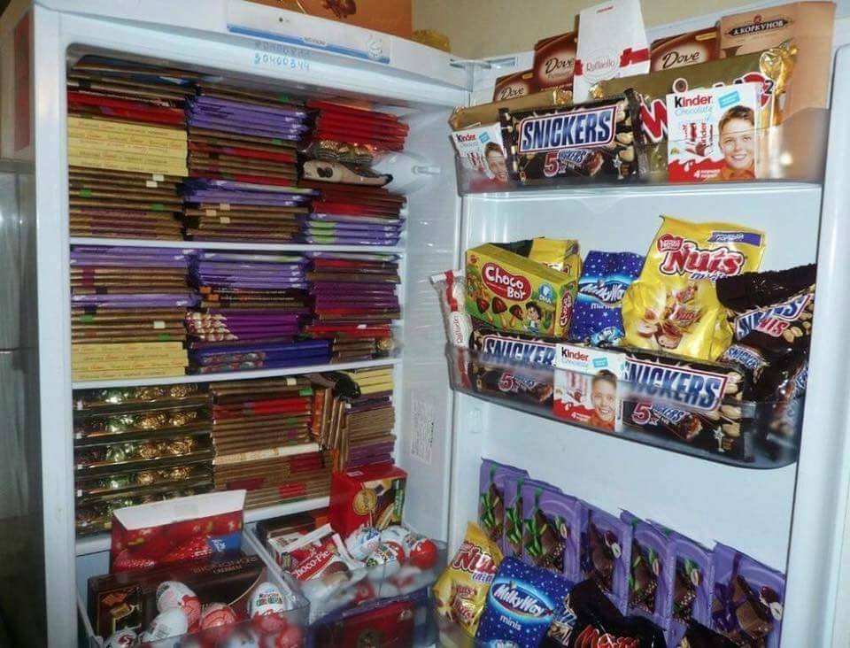 Bảo quản socola trong tủ lạnh